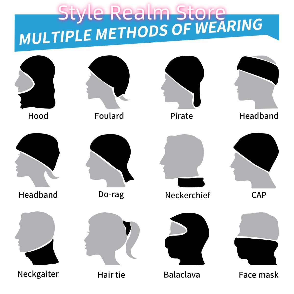 Scaldacollo Bandana con motivo - Neck Warmer Tube recensione e prezzo