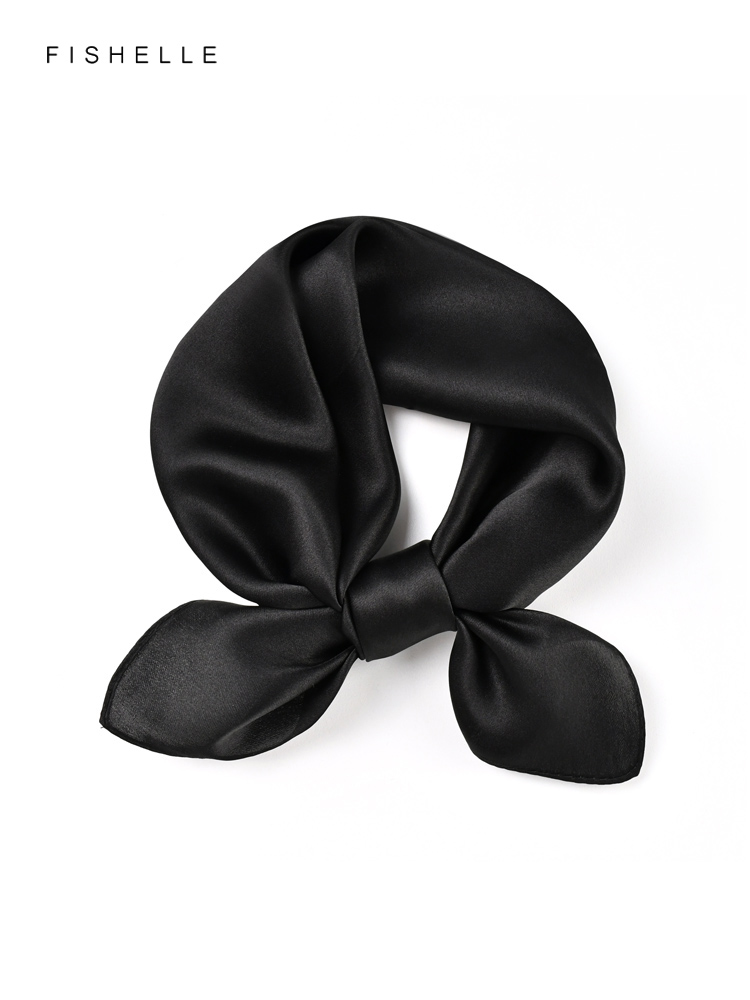 Sciarpa di seta pura nera tint - Scarf Silk Square recensione e prezzo